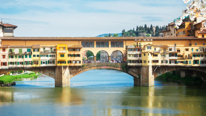 Schau dir die A pote vecchio in Florenz an.