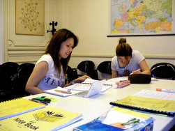 Unterricht in der Sprachschule Rom