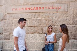 Sprachschüler am Picasso Museum