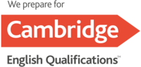 Logo "Wir bereiten auf Cambridge English Qualifications vor" 