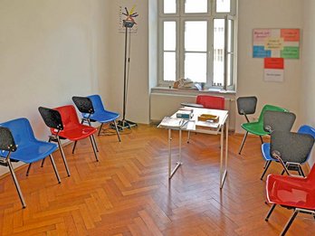 Unterrichtsraum in unserer Sprachschule München