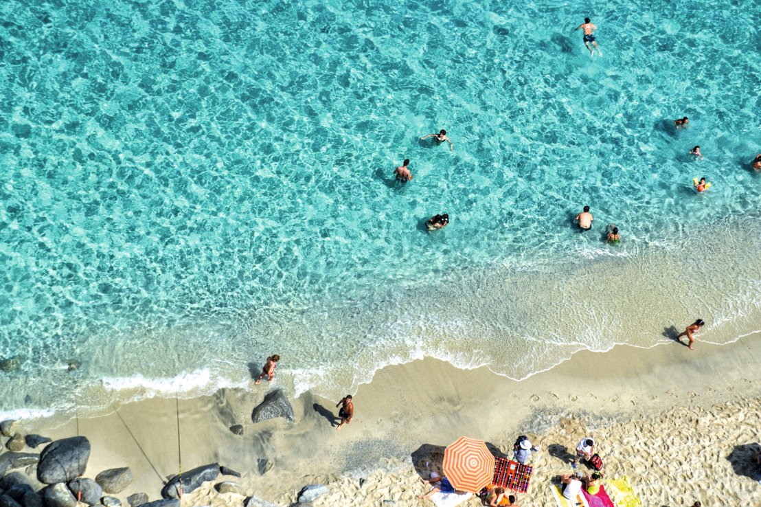 Der Strand von Tropea