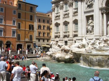 Trevi Brunnen in Rom