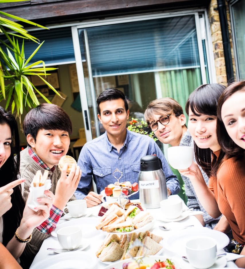Sprachschüler bei einem Sprachkurs