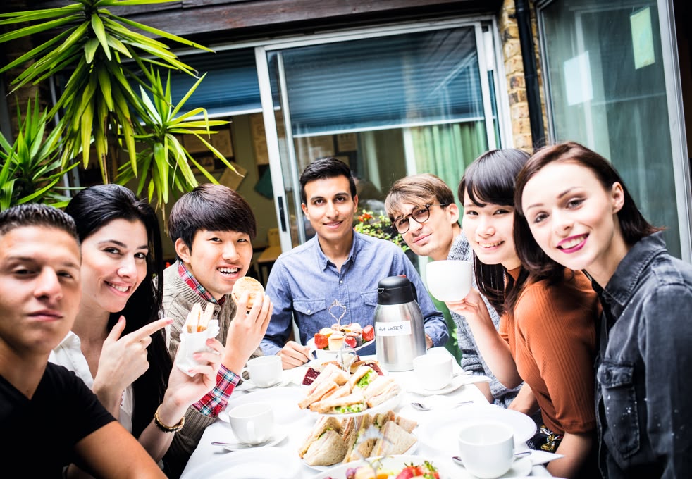 Sprachschüler bei einem Sprachkurs