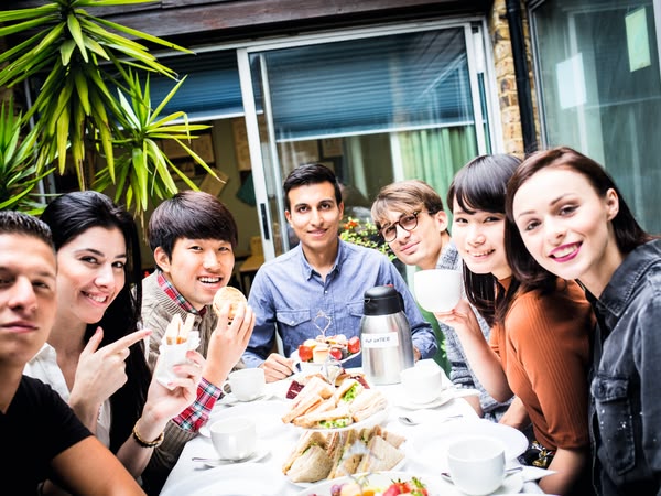 Sprachschüler bei einem Sprachkurs