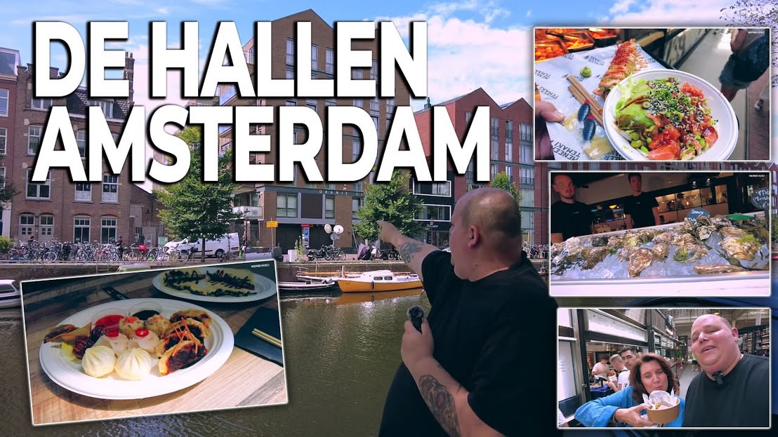 Amsterdam FOOD TOUR | De Hallen Amsterdam | Ich teste das Essen in der Foodhalle